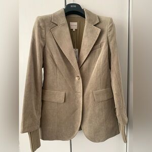 Favorite Daughter Tan Blazer Tailored Suit Jacket